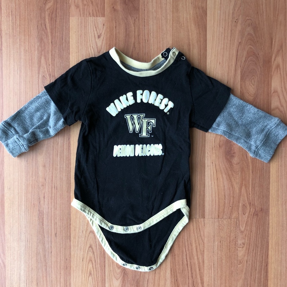 ⭐️ 3/ $10 Wake Forest Demon Deacons Baby Onesie